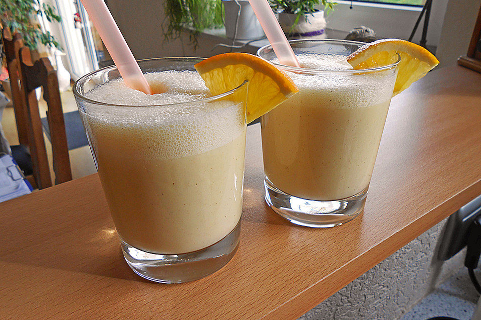 Buttermilch-Orangen-Shake