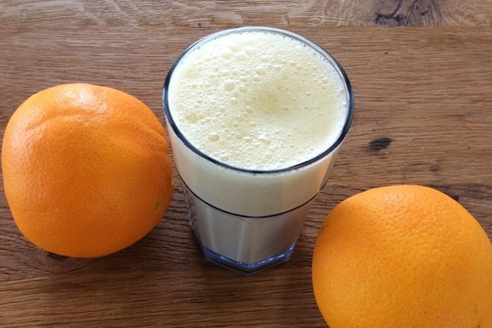 Buttermilch-Orangen-Shake