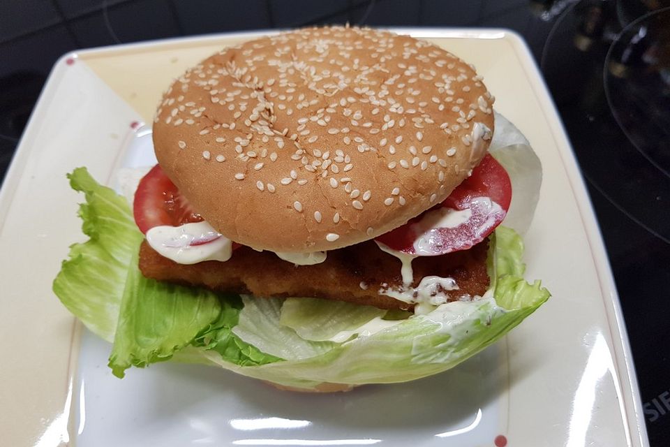 Sandra's Fischstäbchenburger