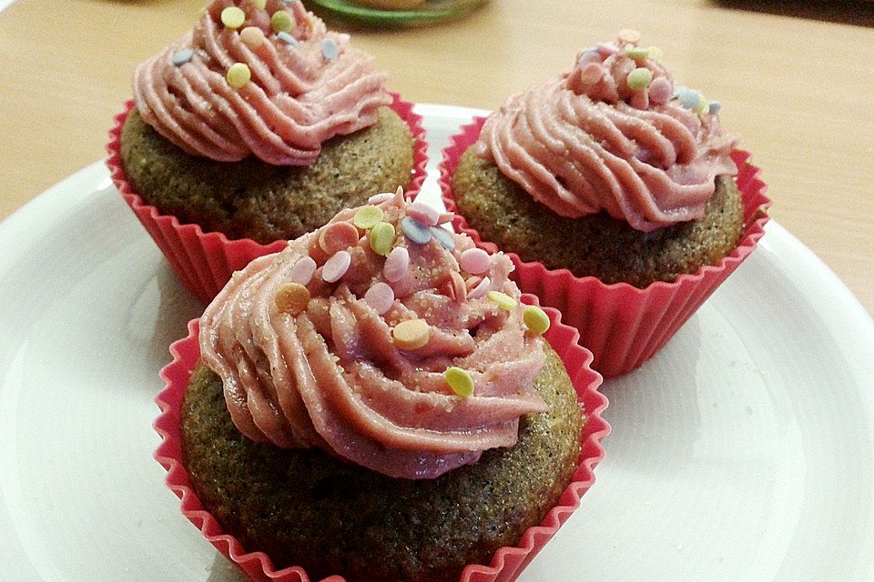 Vegane Zimt-Kirsch Cupcakes