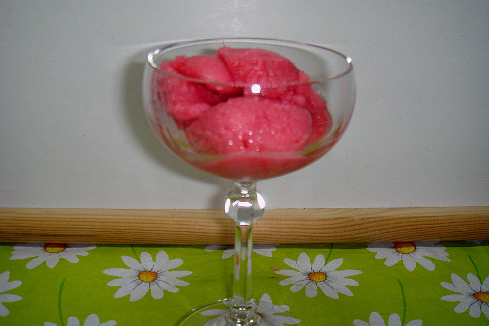 Johannisbeersorbet