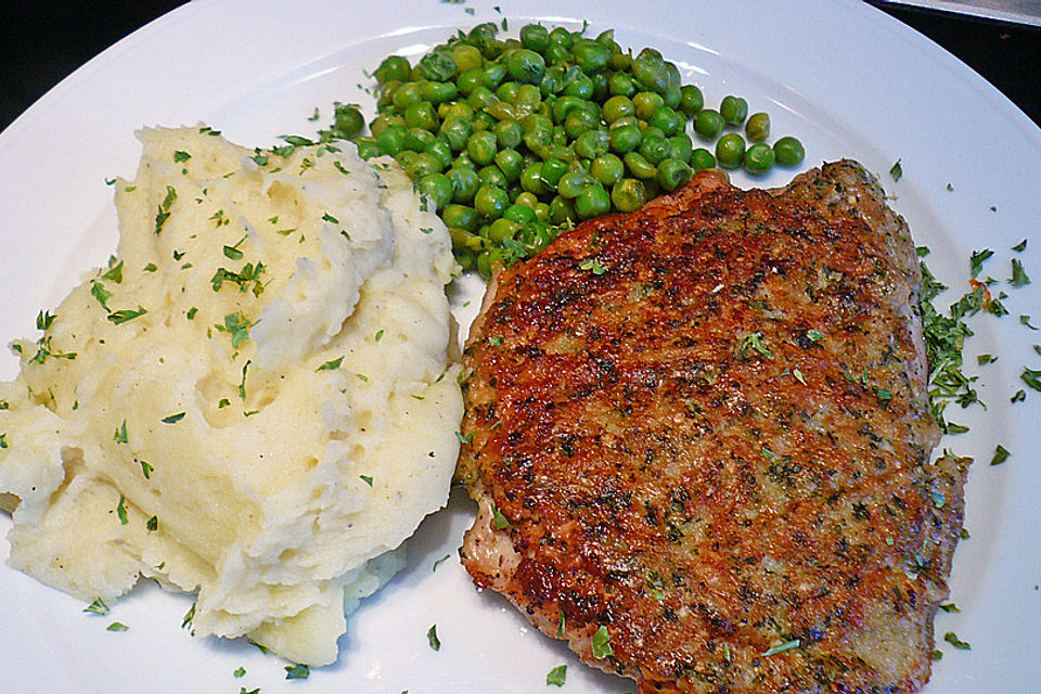 Ofenschnitzel mit  Parmesankruste