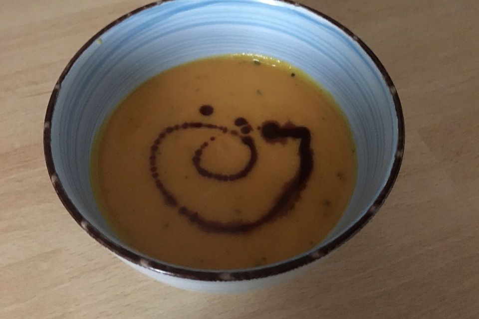 Kürbis-Ingwer-Suppe