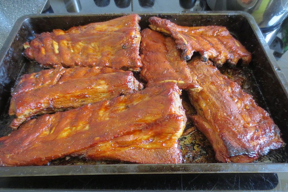 Backofen-Spareribs