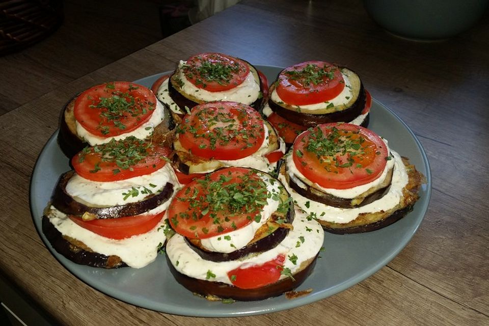 Tomaten-Auberginen-Antipasti