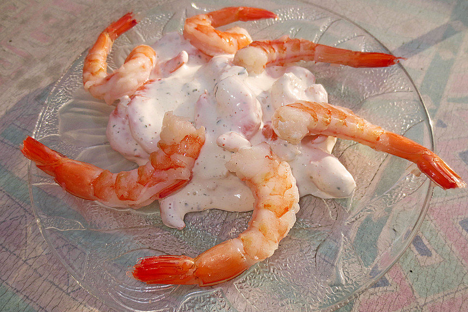 Gambas mit Knoblauchmayonnaise