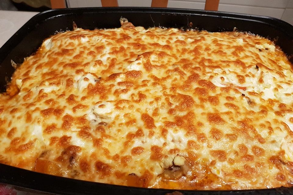 Kürbis-Lasagne low carb