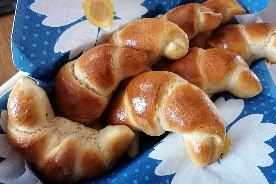 Brioche-Hörnchen