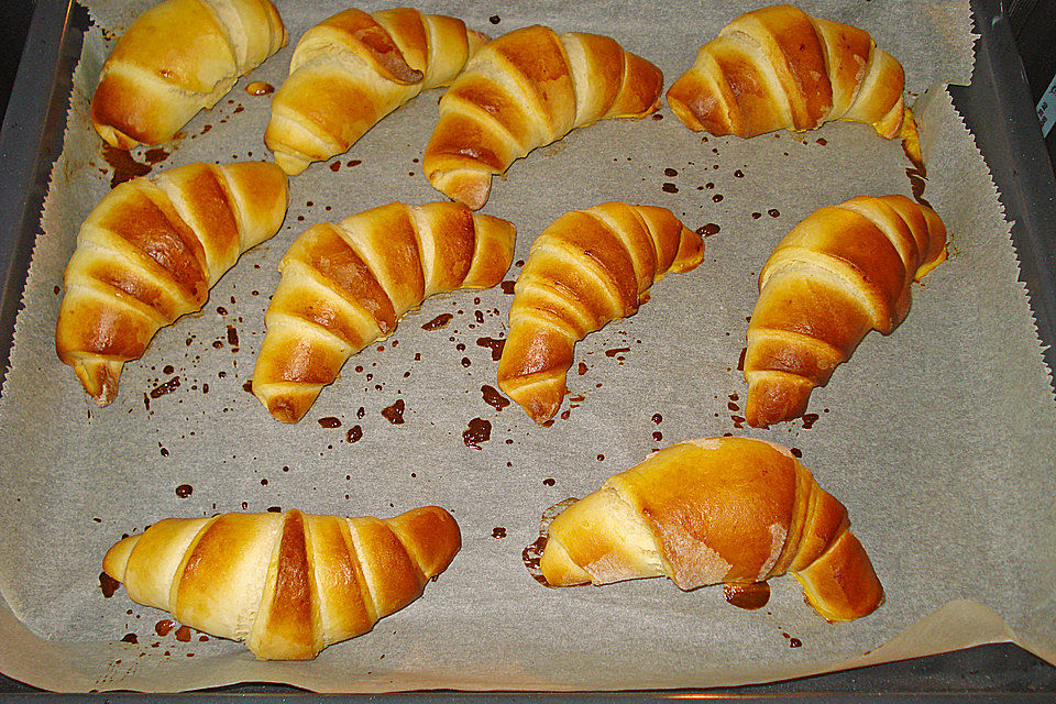 Brioche-Hörnchen