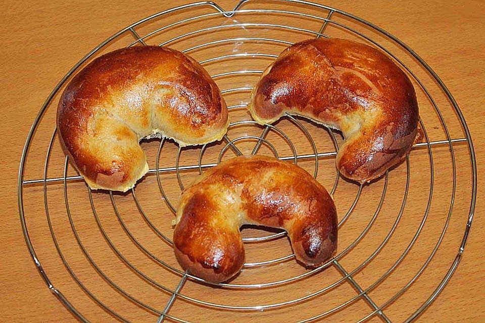 Brioche-Hörnchen