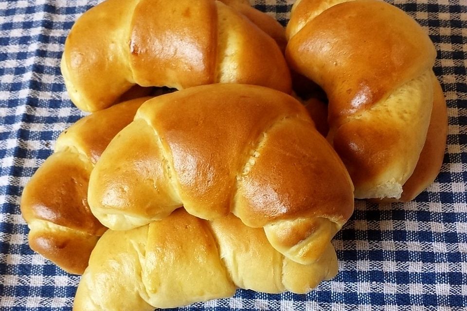 Brioche-Hörnchen