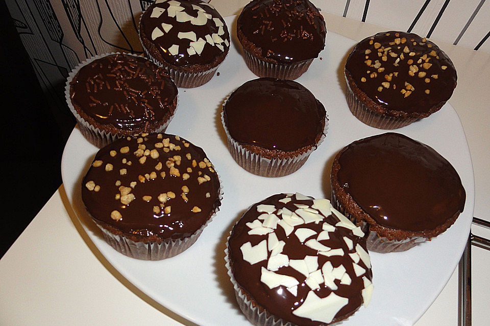 Nutella-Nuss-Muffins