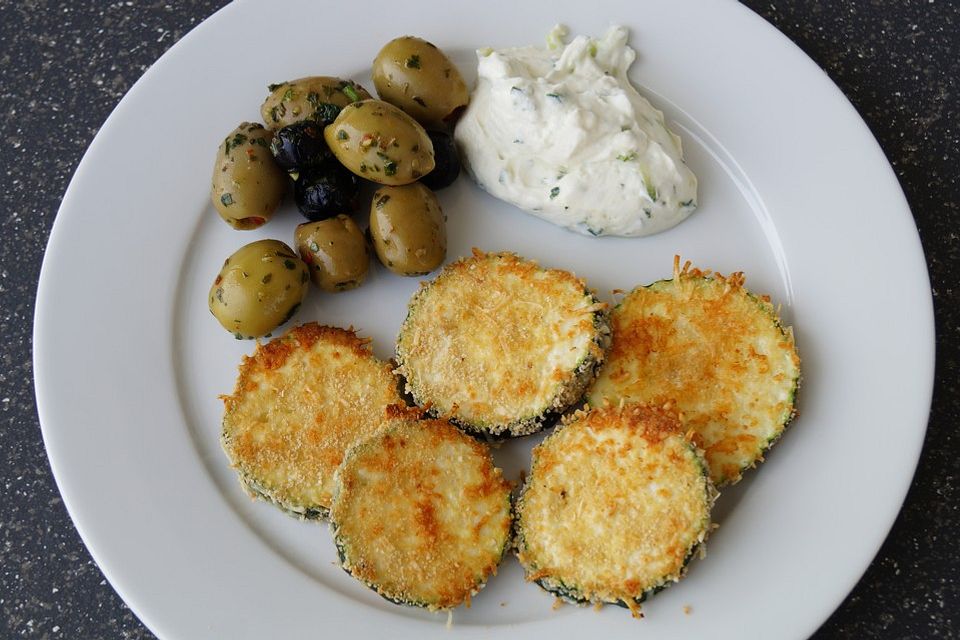 Gebackene Zucchini-Chips