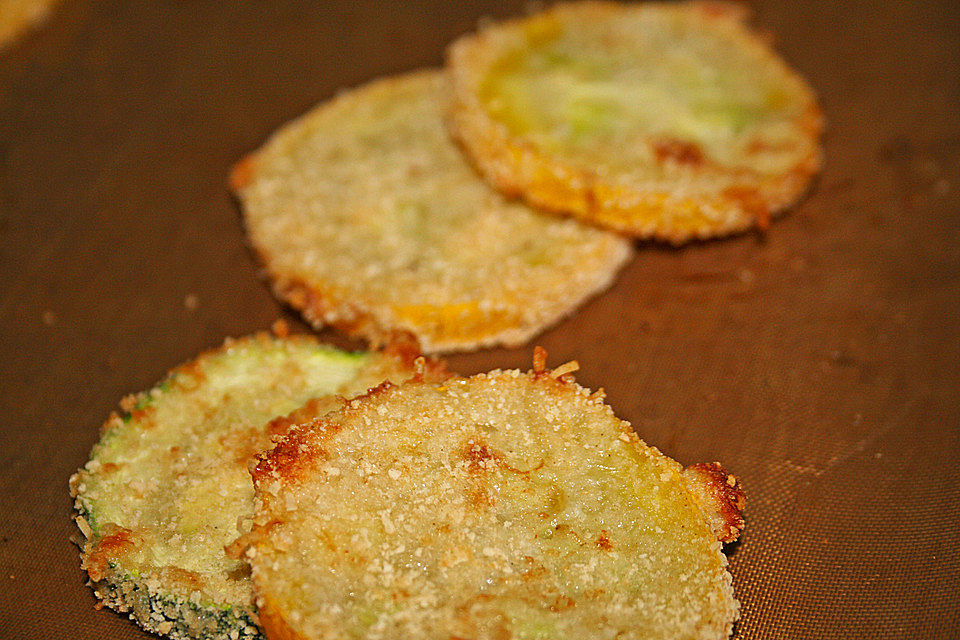 Gebackene Zucchini-Chips