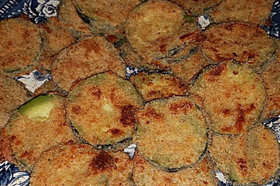 Gebackene Zucchini-Chips