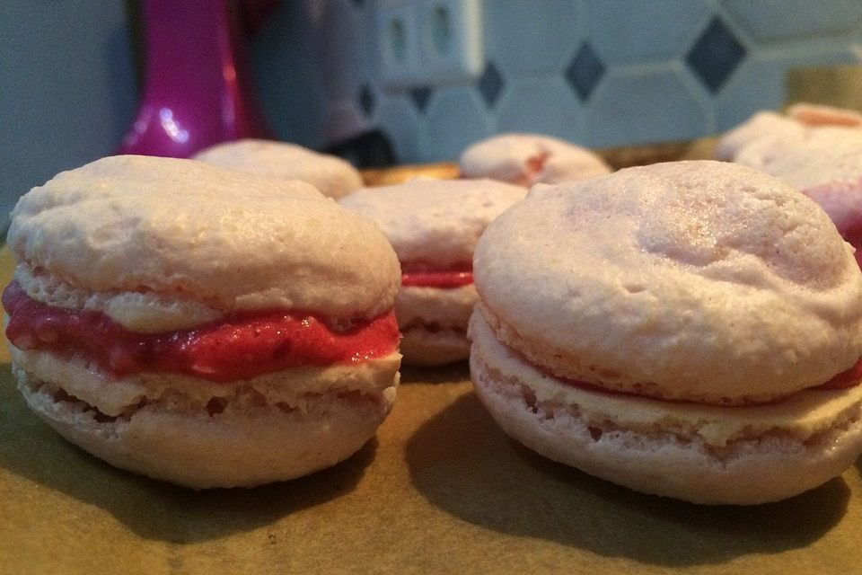 Himbeermacarons