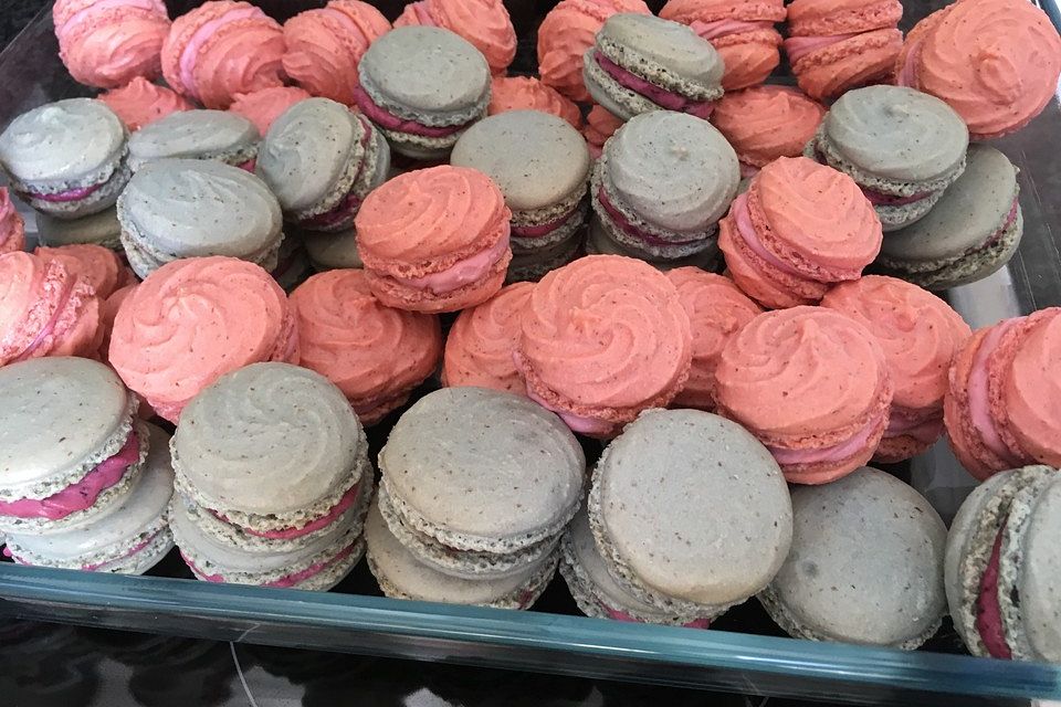 Himbeermacarons