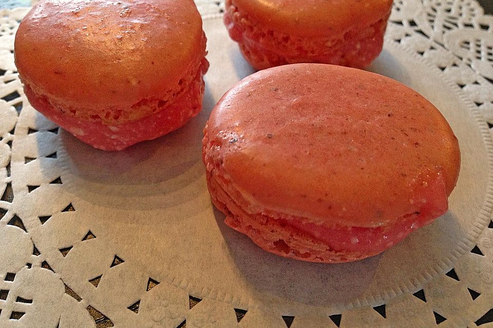 Himbeermacarons