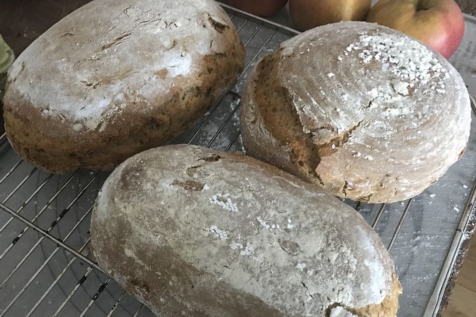 Mischbrot mit Sauerteig