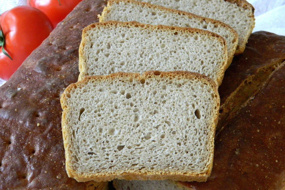 Mischbrot mit Sauerteig