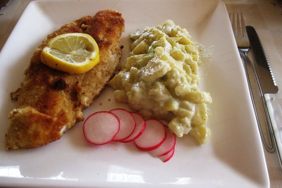 Tilapia-Filet paniert