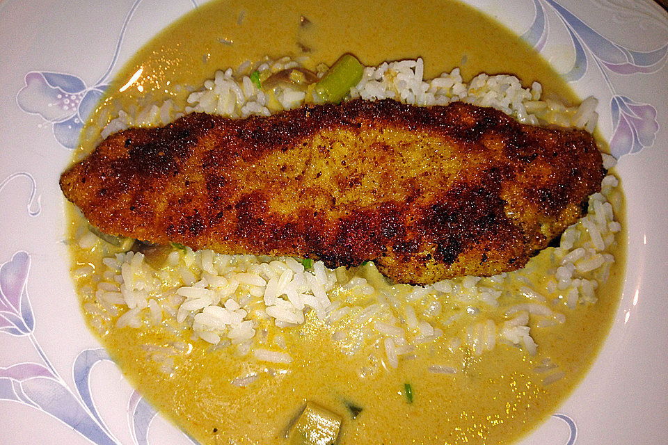 Tilapia-Filet paniert