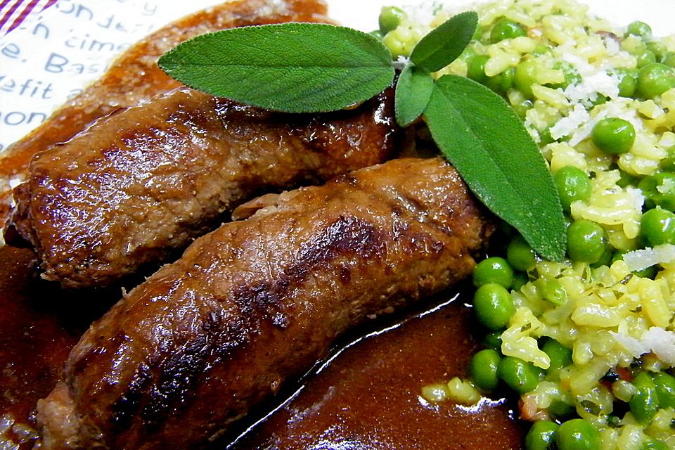 Involtini in Marsala-Soße