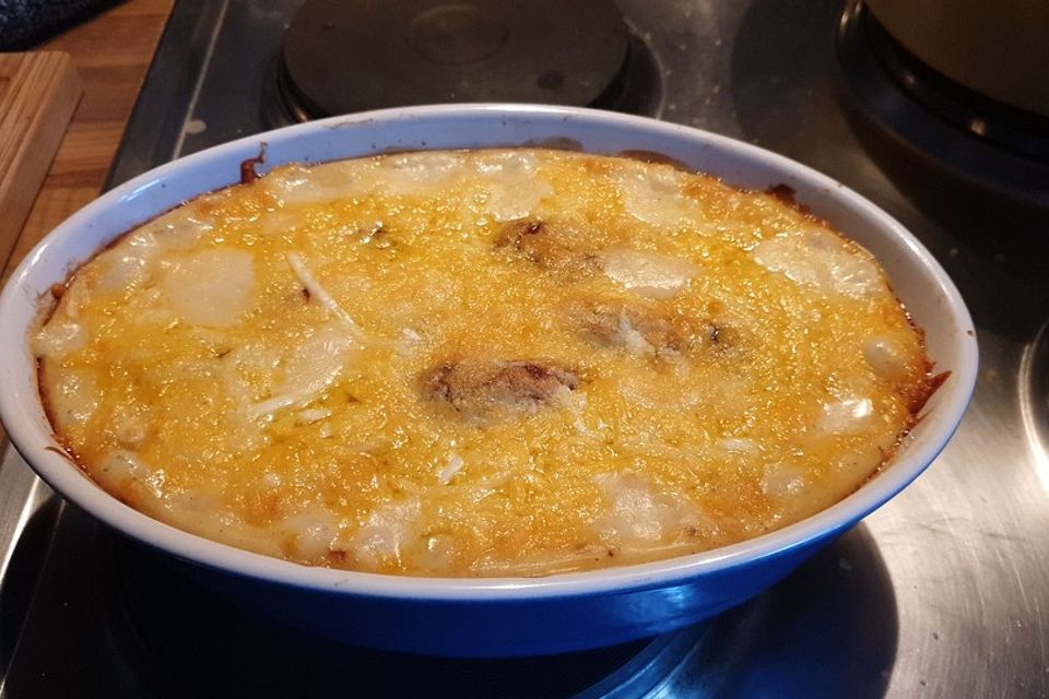 Kartoffelgratin ohne Sahne