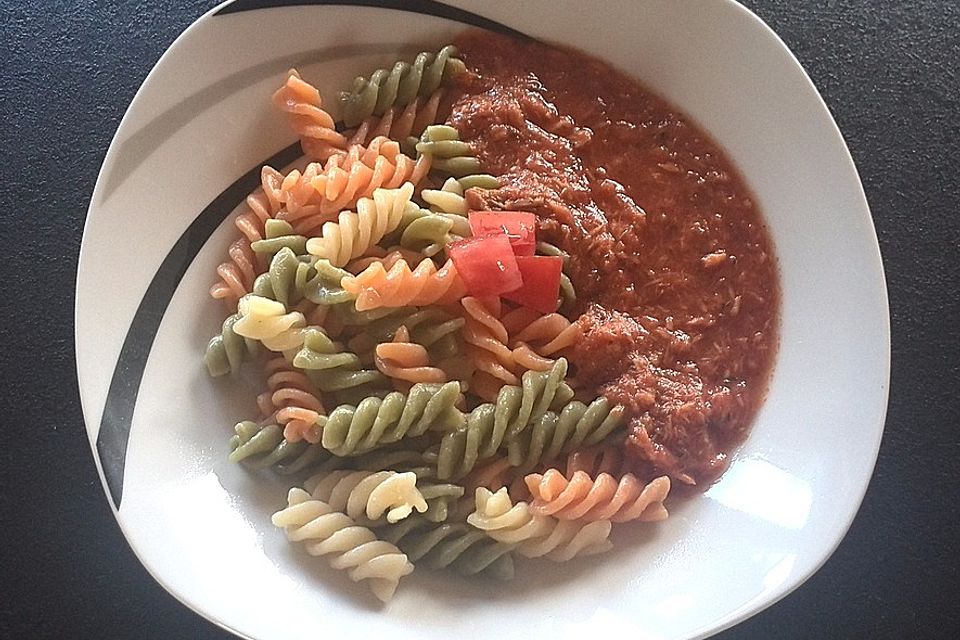 Tomaten - Thunfischsoße