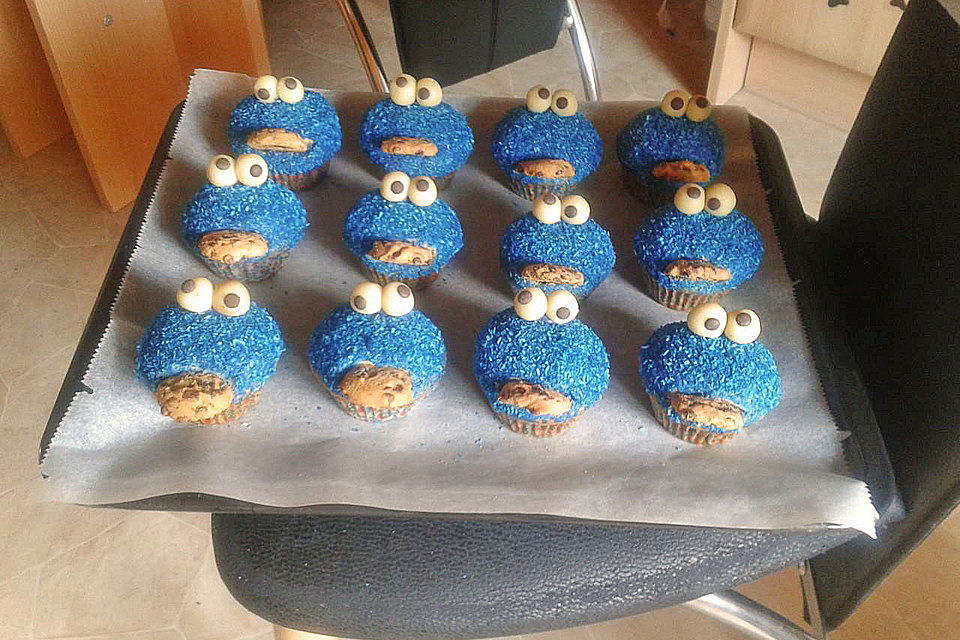 Krümelmonster Cupcakes