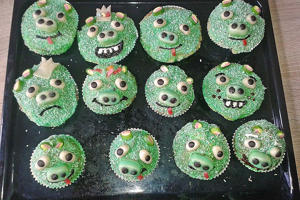 Krümelmonster Cupcakes