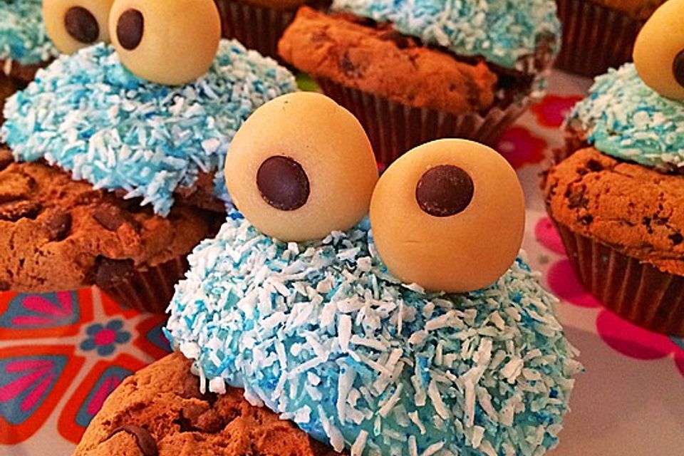 Krümelmonster Cupcakes