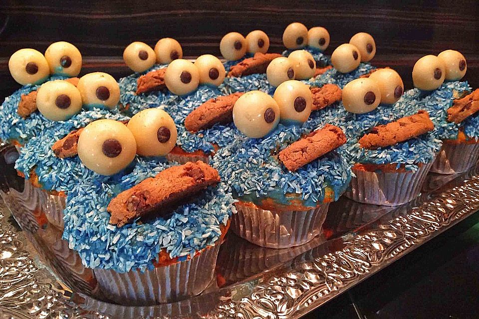 Krümelmonster Cupcakes