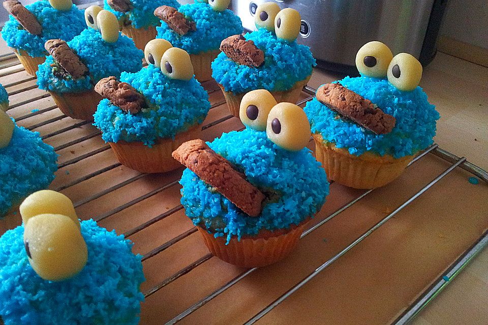 Krümelmonster Cupcakes