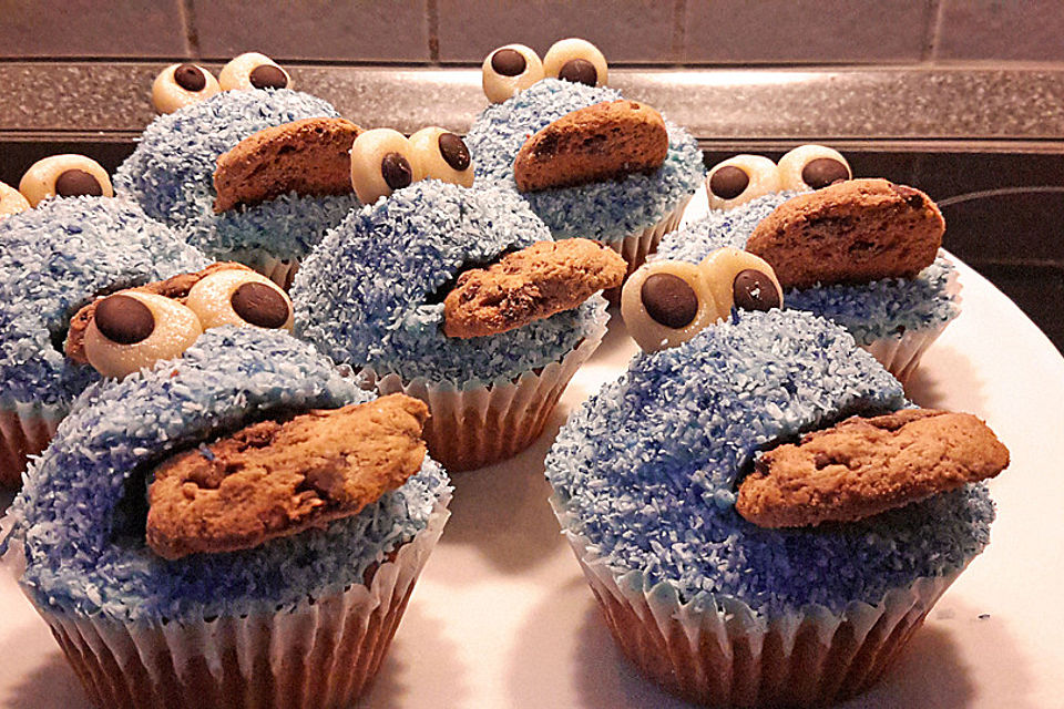 Krümelmonster Cupcakes