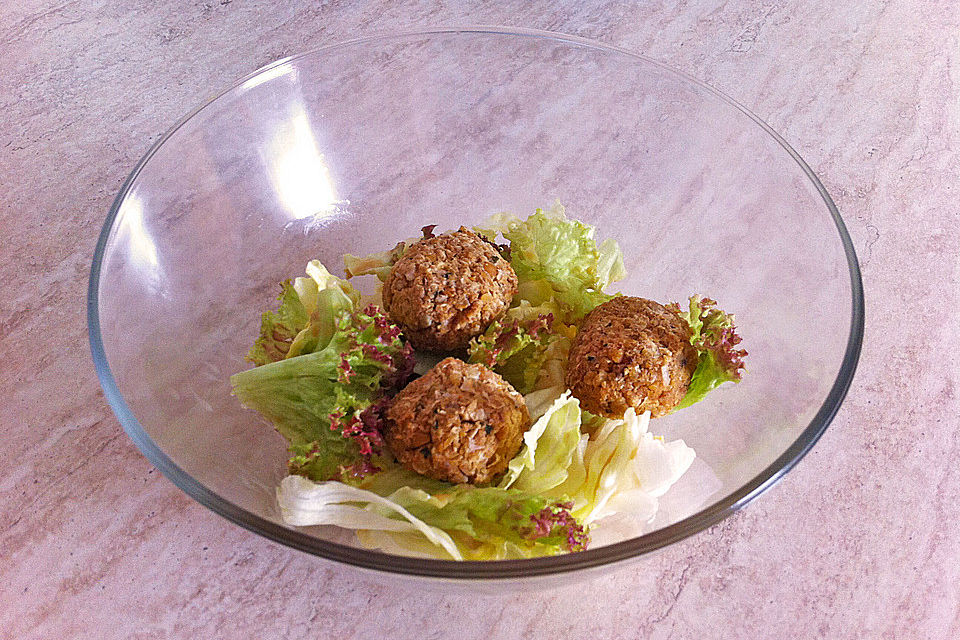 Schnelle Falafel in Pitabrot