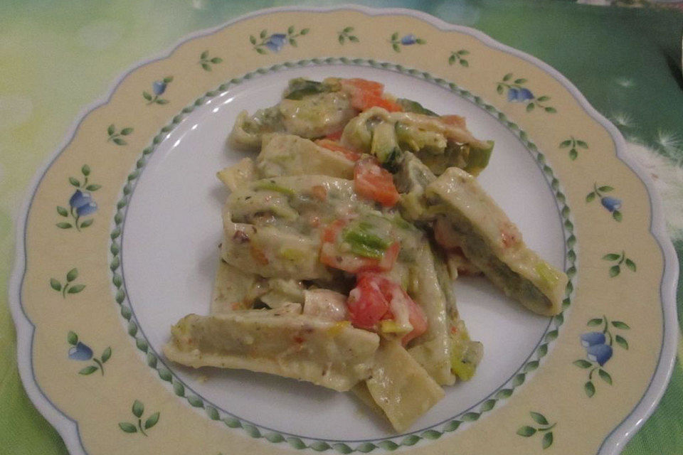 Maultaschen-Gemüse-Pfanne