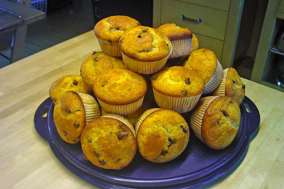 Schoko-Tröpfchen-Muffins