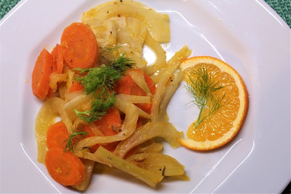 Fenchel-Möhren-Gemüse