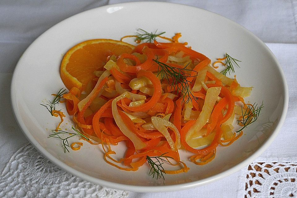 Fenchel-Möhren-Gemüse