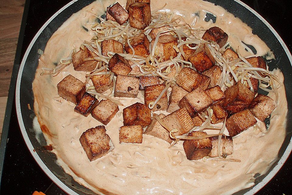 Tofu in Zitronensoße