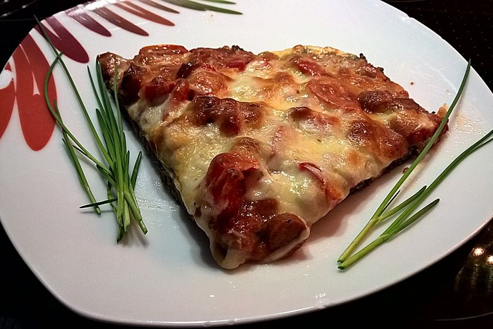 Low carb Pizzaboden