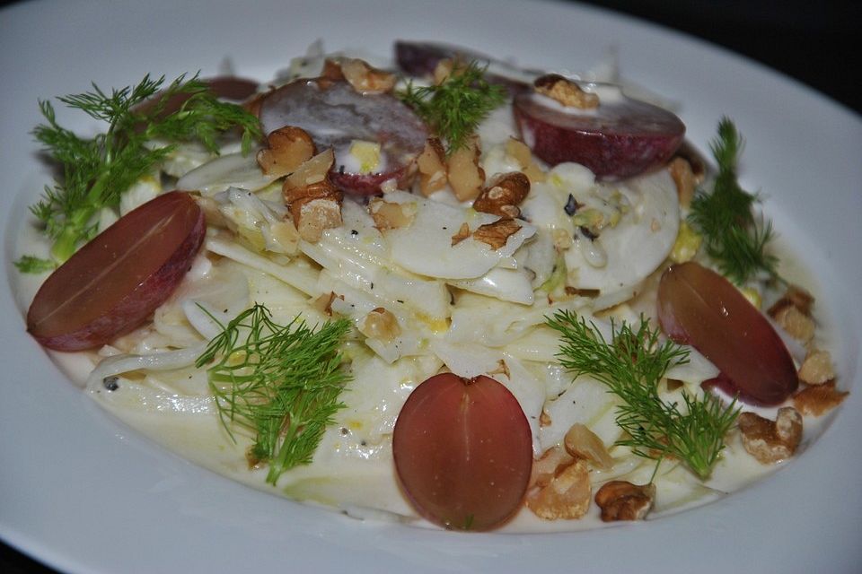 Fenchel-Traubensalat