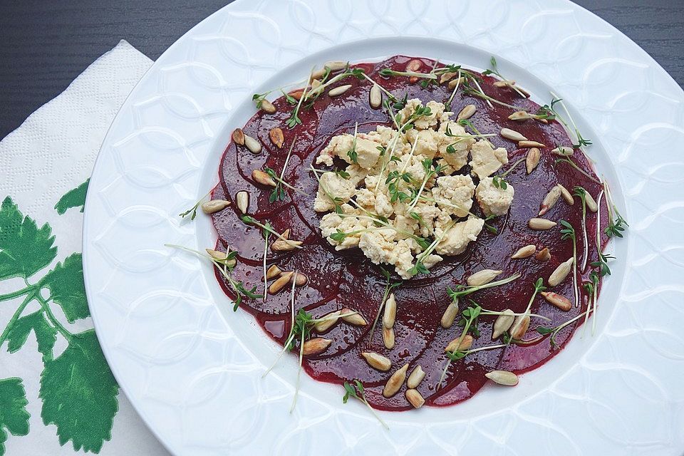 Rote Bete-Carpaccio