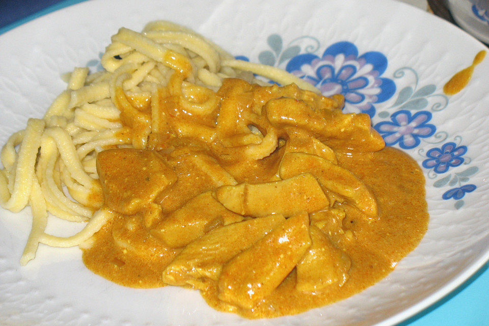 Curry-Geschnetzeltes