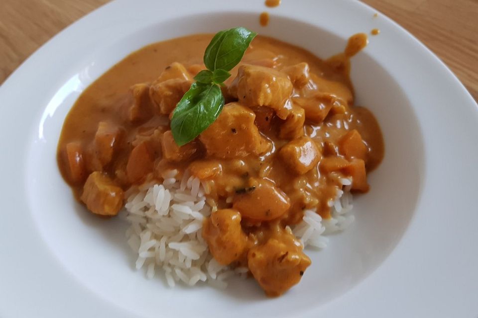 Curry-Geschnetzeltes