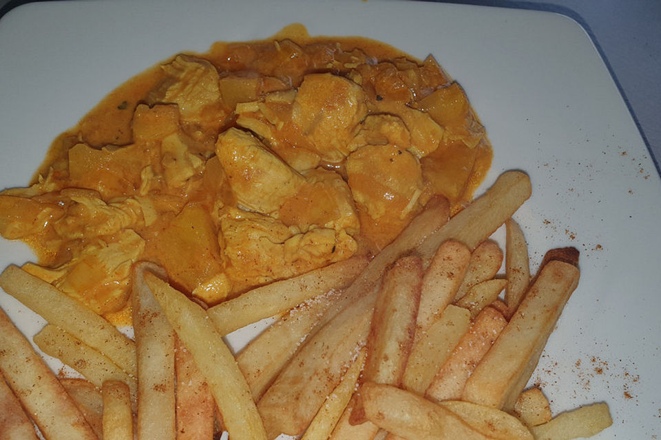 Curry-Geschnetzeltes