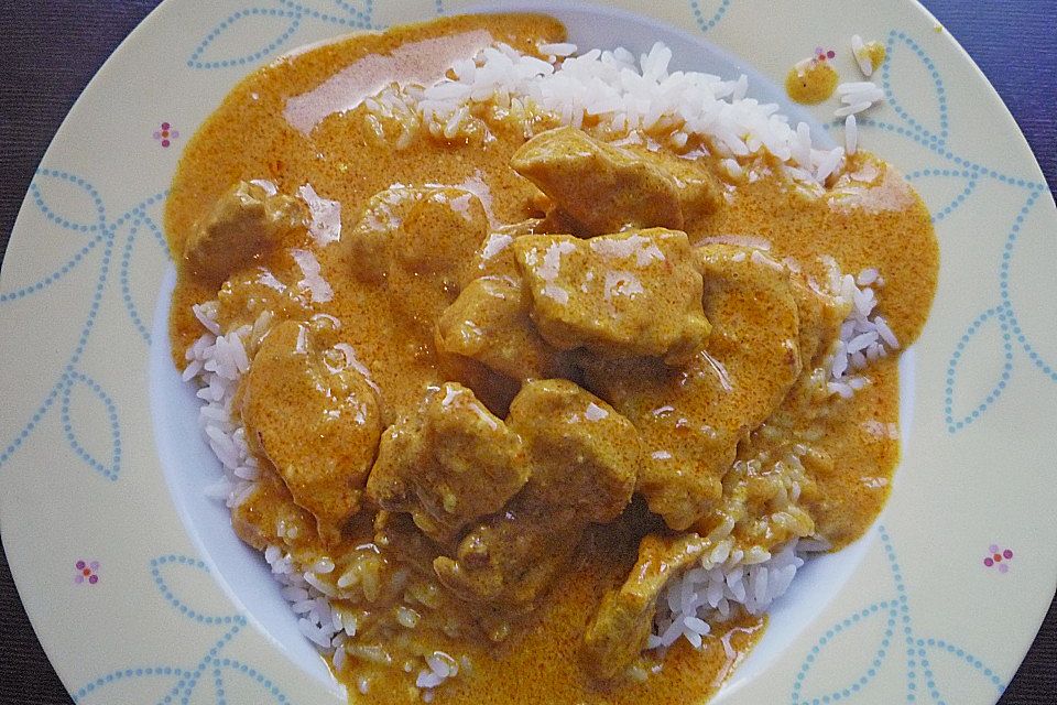 Curry-Geschnetzeltes