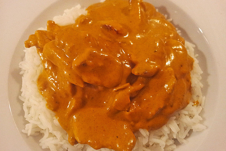 Curry-Geschnetzeltes