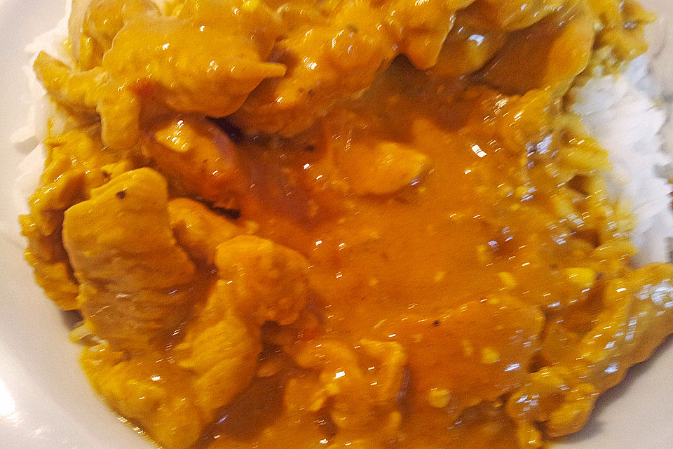 Curry-Geschnetzeltes